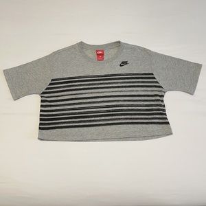 Nike Gray Crop Top S